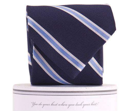 The James Tie in Navy by Collared Greens - Country Club Prep