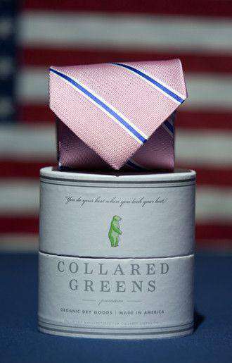 The James Tie in Pink by Collared Greens - Country Club Prep
