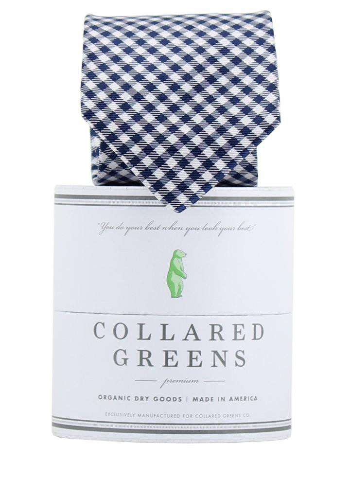 The Mitchell Tie in Navy/White by Collared Greens - Country Club Prep