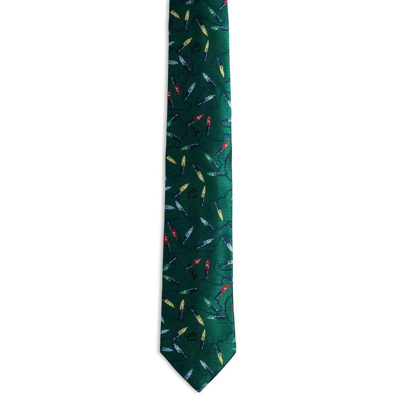 Tidings Tie in Green by Southern Tide - Country Club Prep
