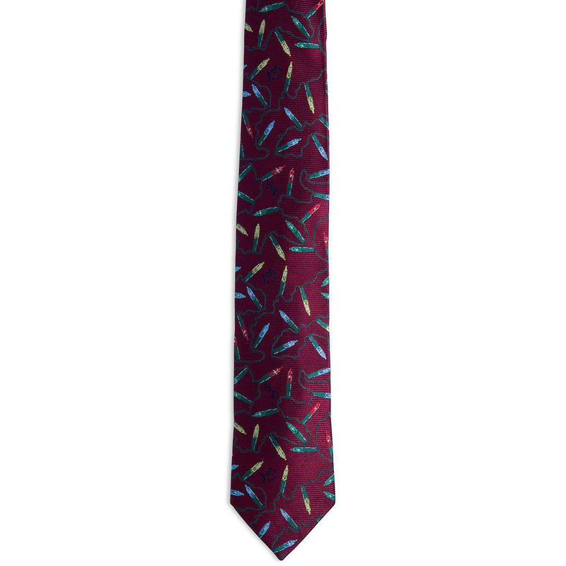 Tidings Tie in Red by Southern Tide - Country Club Prep