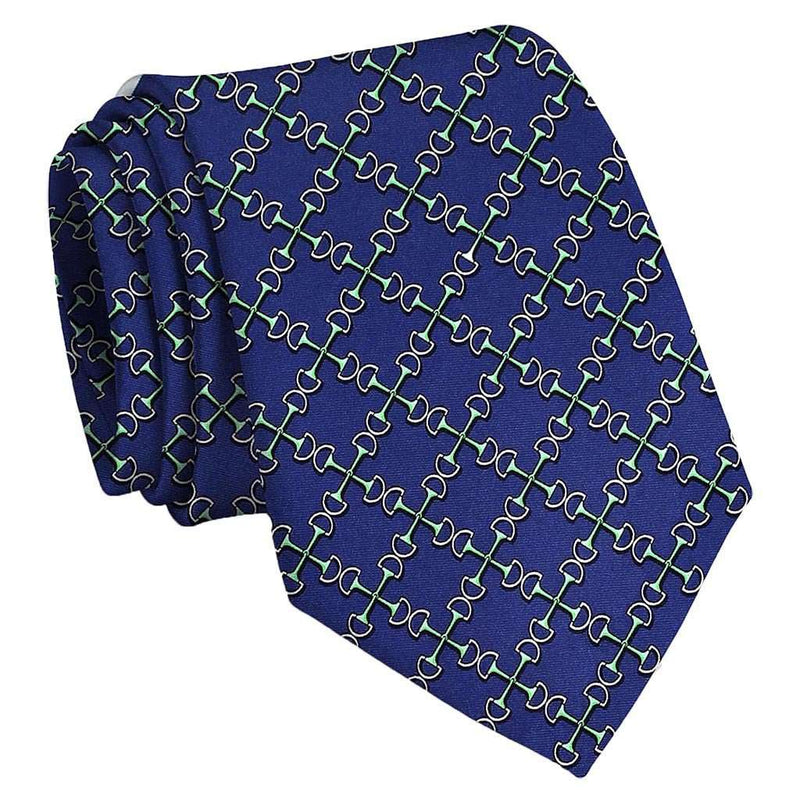 Two Bits Tie in Mid-Blue by Bird Dog Bay - Country Club Prep