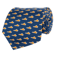 Virginia Charlottesville Gameday Tie in Navy by State Traditions and Southern Proper - Country Club Prep