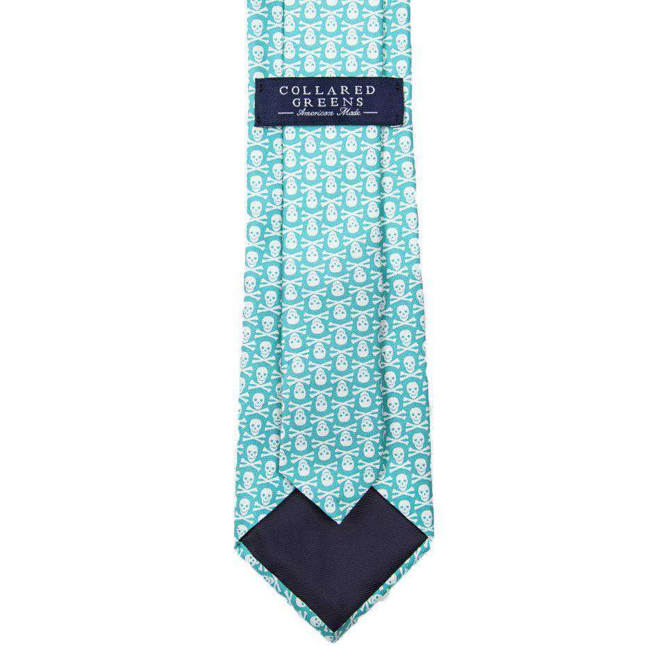 Walk The Plank Tie in Aqua Green by Collared Greens - Country Club Prep