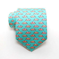 When Pigs Fly Tie in Aqua by Peter-Blair - Country Club Prep