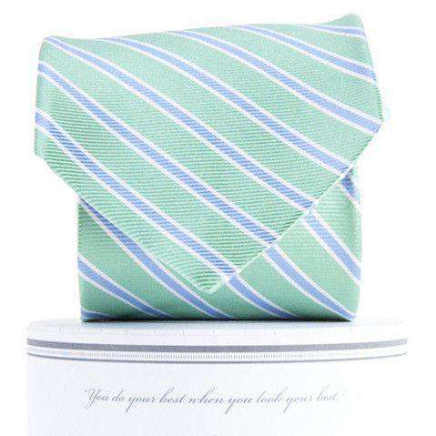 Whitman Tie in Teal & Blue by Collared Greens - Country Club Prep