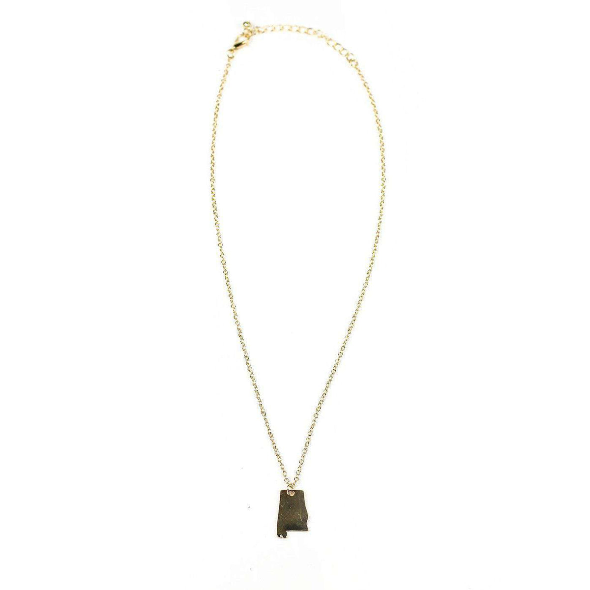 Alabama Necklace in Gold by Country Club Prep - Country Club Prep