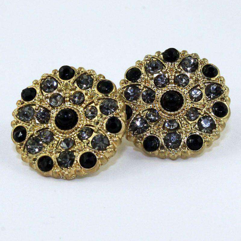 Carnival Stud Earring in Black by Caroline Hill - Country Club Prep