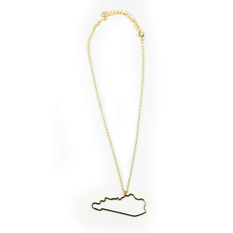 Kentucky Necklace in Gold by Country Club Prep - Country Club Prep