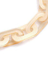 Lovely Link Necklace in Cream by Zenzii - Country Club Prep