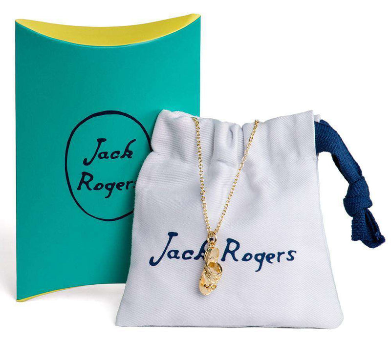 Jack Charm Necklace in Gold by Jack Rogers - Country Club Prep