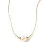 Simply Pearlfect Necklace in Gold by Kiel James Patrick - Country Club Prep
