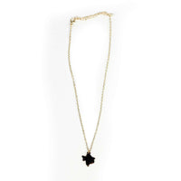 Texas Necklace in Gold by Country Club Prep - Country Club Prep