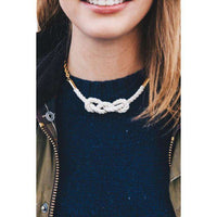 The Atlantic Knotlace Necklace by Kiel James Patrick - Country Club Prep