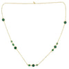 The Cabana Jeweled Long Necklace in Emerald by Fornash - Country Club Prep