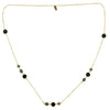 The Cabana Jeweled Long Necklace in Onyx by Fornash - Country Club Prep