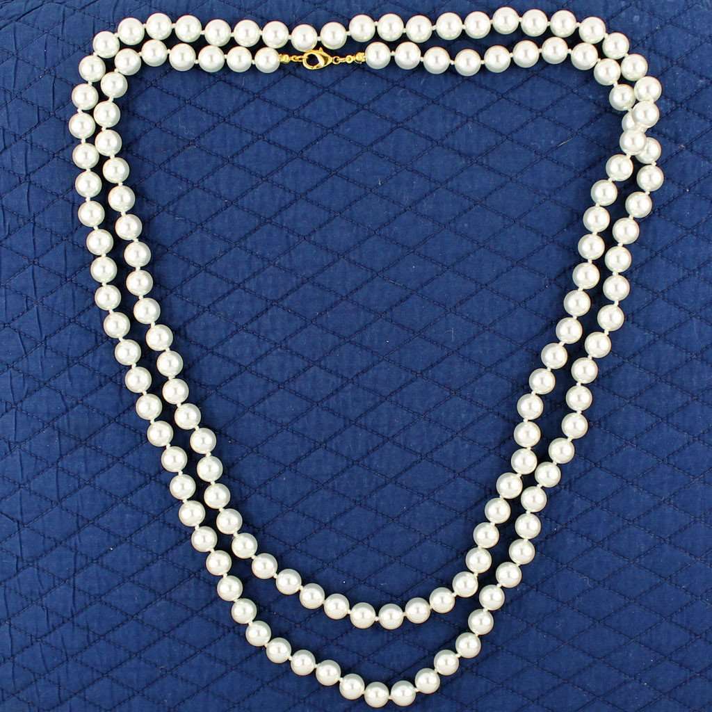 The Charleston Pearl Necklace by Moon and Lola - Country Club Prep