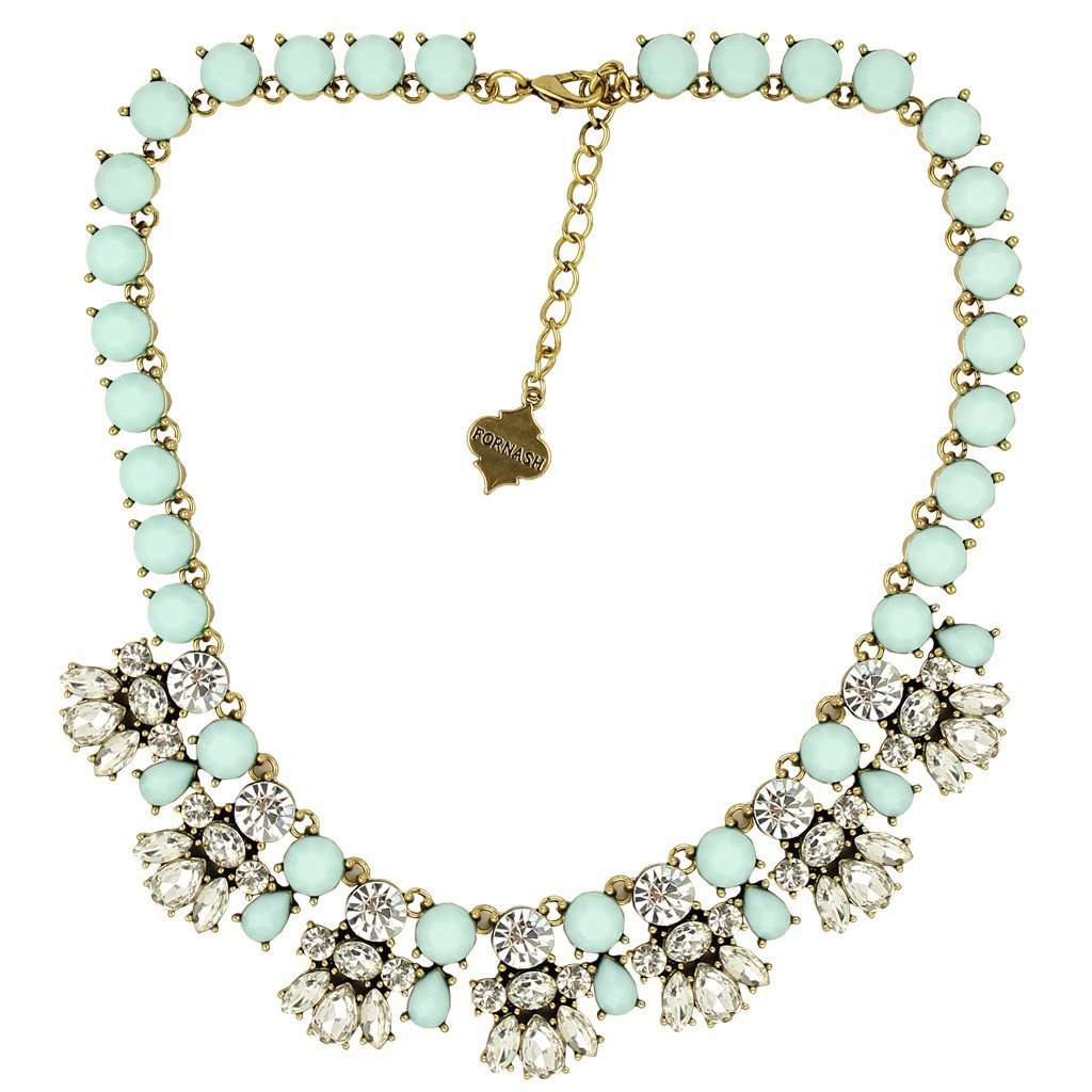 The Coutney Necklace in Mint by Fornash - Country Club Prep