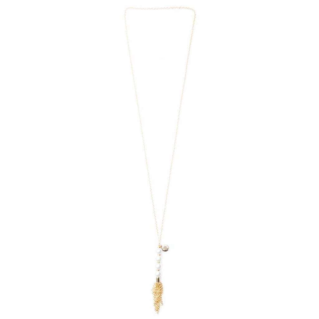 The Pearl Mimi Necklace by Bourbon & Boweties - Country Club Prep
