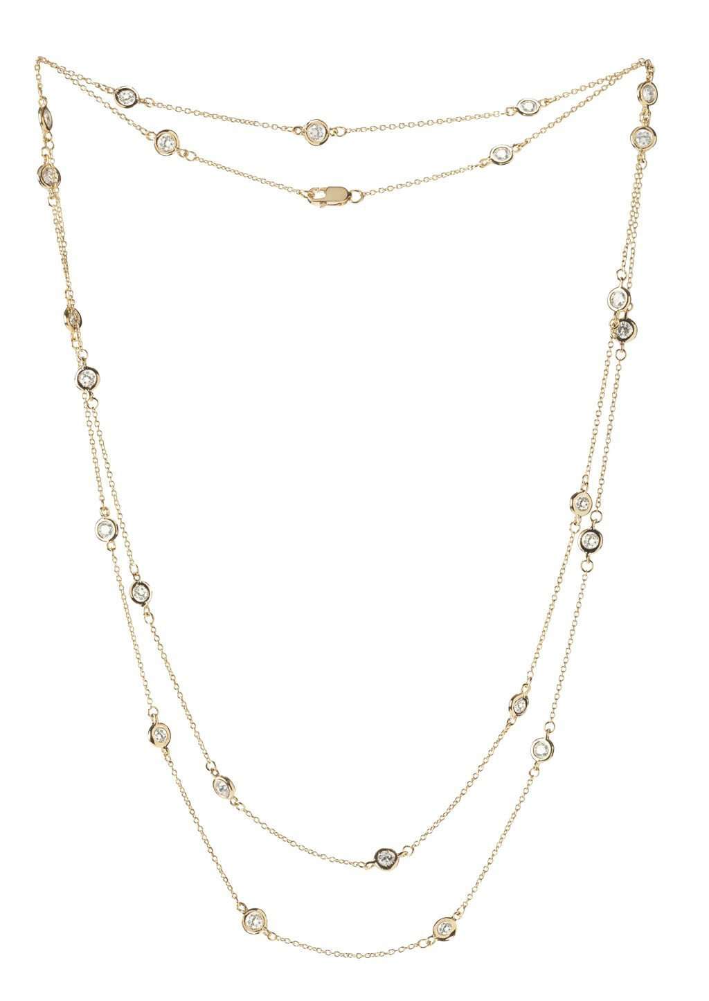 The Sundance Necklace in Gold by Moon and Lola - Country Club Prep