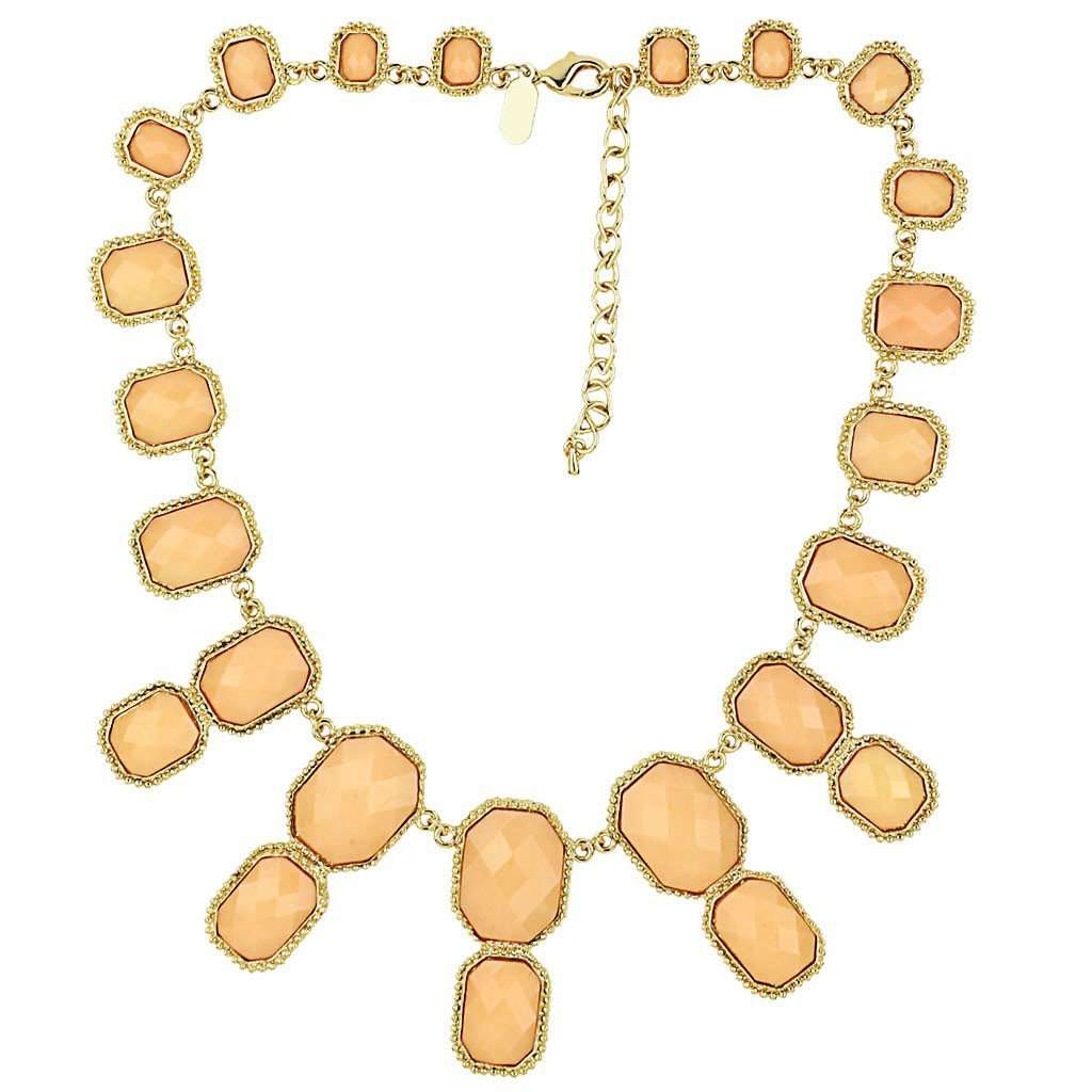 The Super Kelly Necklace in Nude by Fornash - Country Club Prep