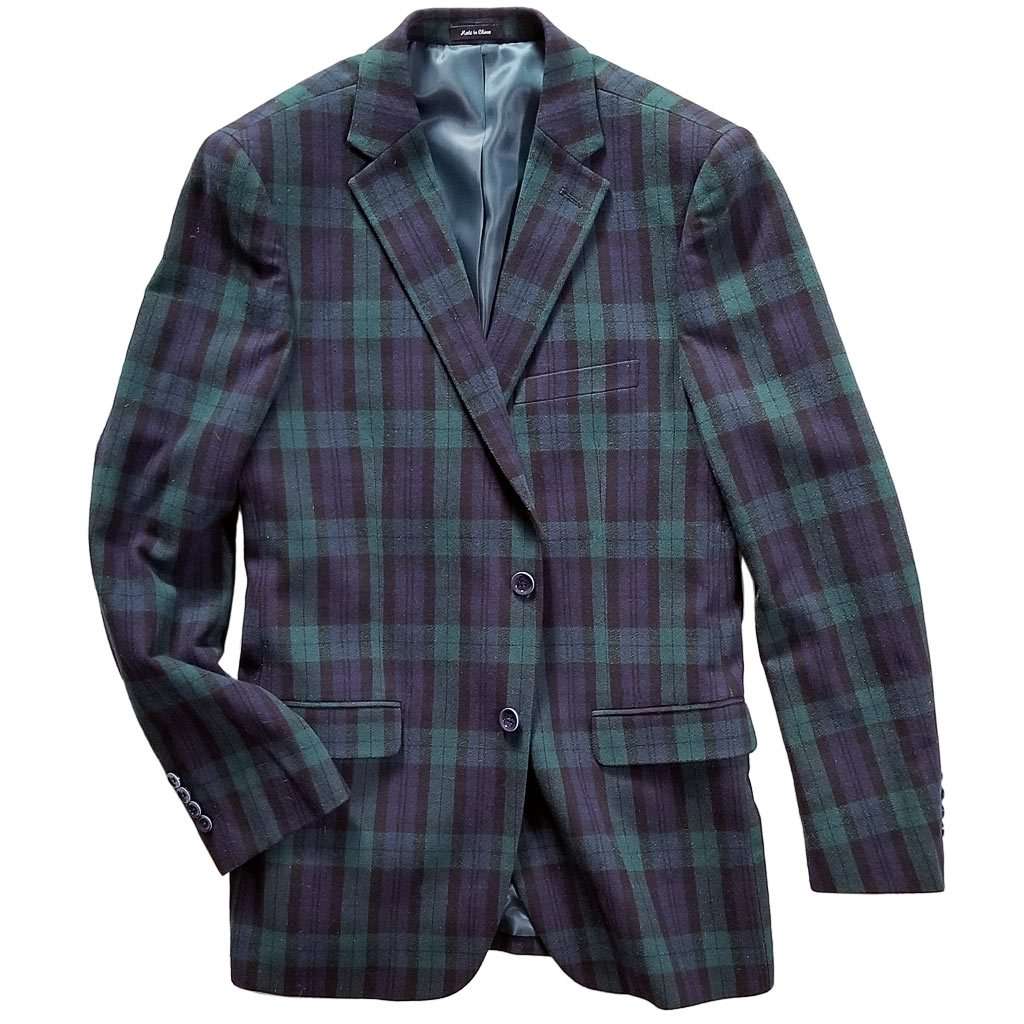 The Blitzen Blackwatch Plaid Blazer by Country Club Prep - Country Club Prep