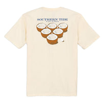 No Cups, No Problems Tee Shirt in Ivory by Southern Tide - Country Club Prep