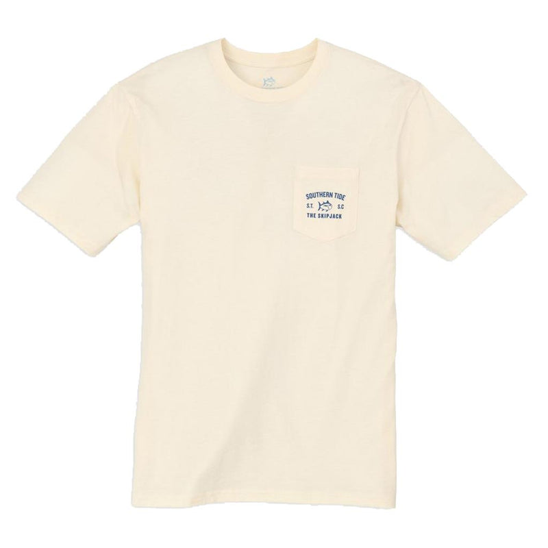 No Cups, No Problems Tee Shirt in Ivory by Southern Tide - Country Club Prep