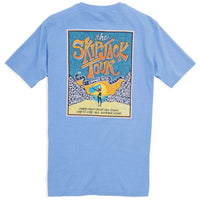 The Skipjack Tour Tee-Shirt in Ocean Channel Blue by Southern Tide - Country Club Prep