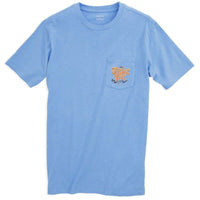 The Skipjack Tour Tee-Shirt in Ocean Channel Blue by Southern Tide - Country Club Prep