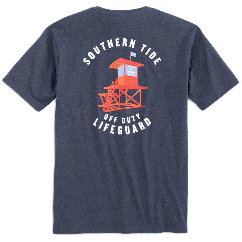 Off Duty Lifeguard Tee Shirt by Southern Tide - Country Club Prep