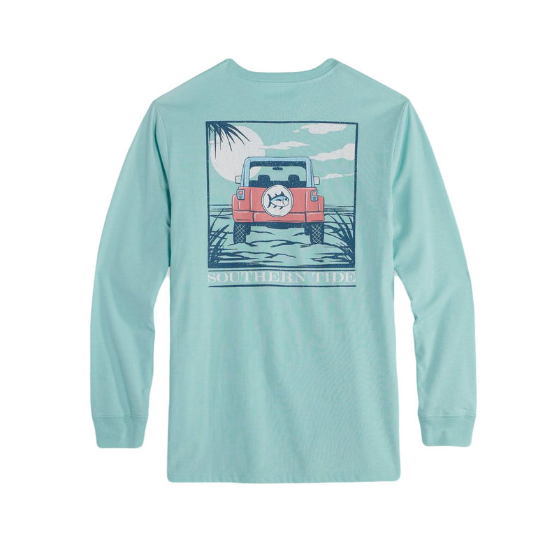 Off-Road Sunset Long Sleeve Tee Shirt by Southern Tide - Country Club Prep