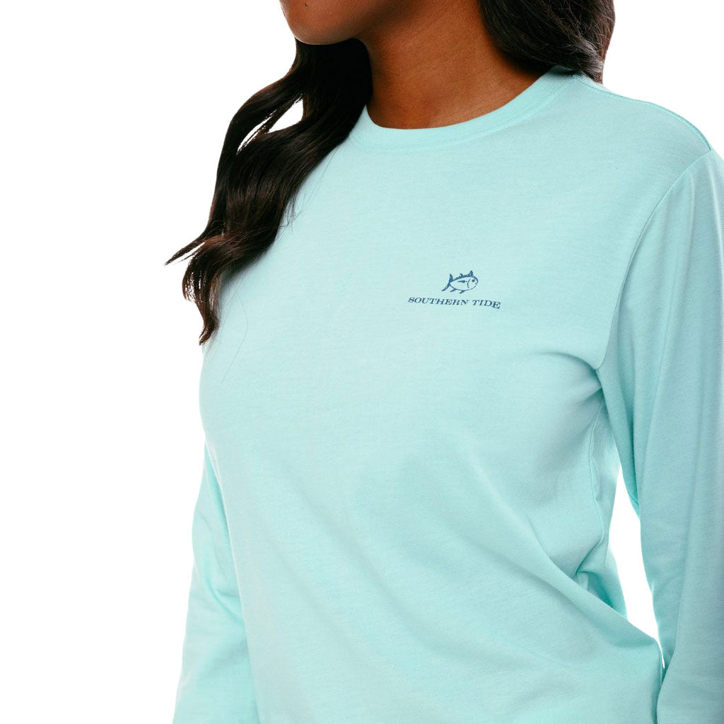 T-Shirt  Womens 47 Brand St Louis Blues Sky Arch Dolly Crop Tee Wmn  Sandstone ⋆ Madden Maritime