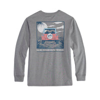 Off-Road Sunset Long Sleeve Tee Shirt by Southern Tide - Country Club Prep