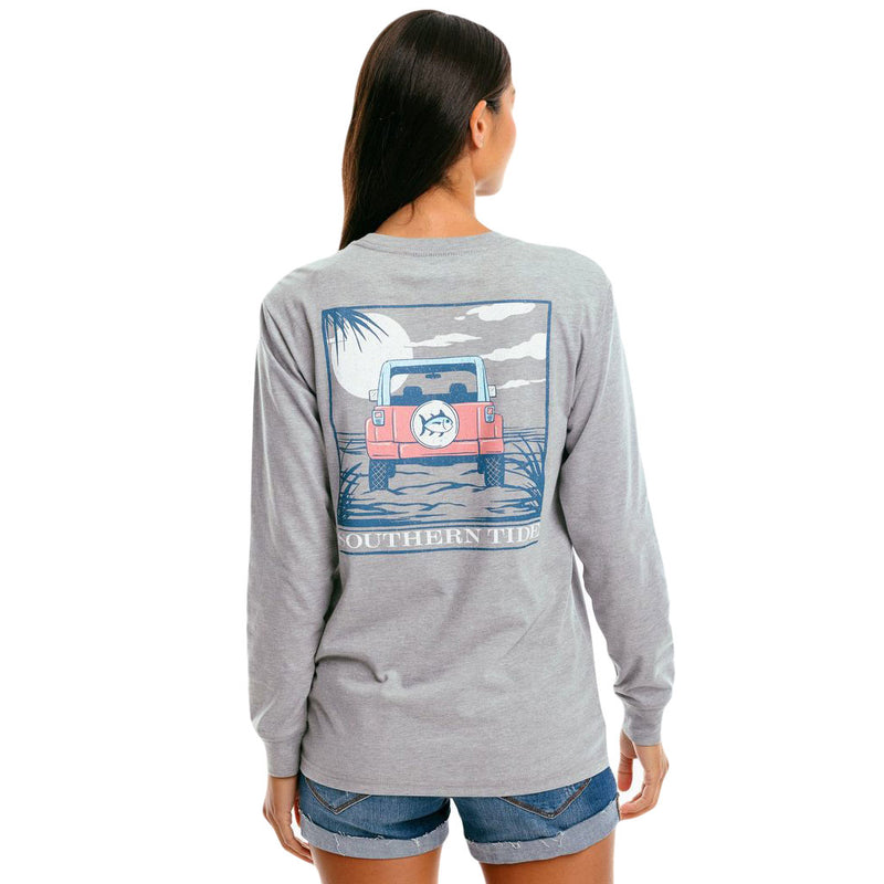 Off-Road Sunset Long Sleeve Tee Shirt by Southern Tide – Country Club Prep