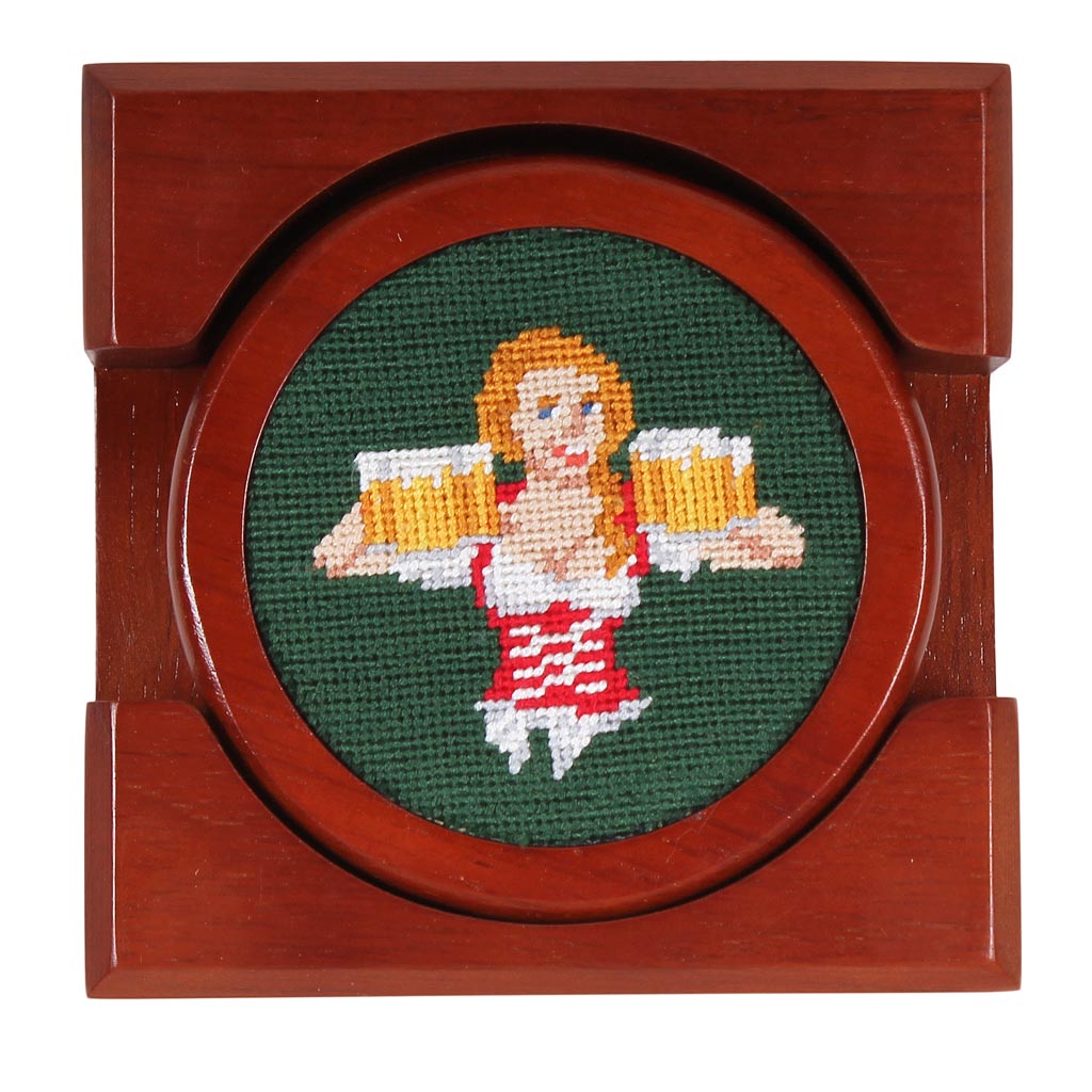 Oktoberfest Needlepoint Coasters by Smathers & Branson - Country Club Prep