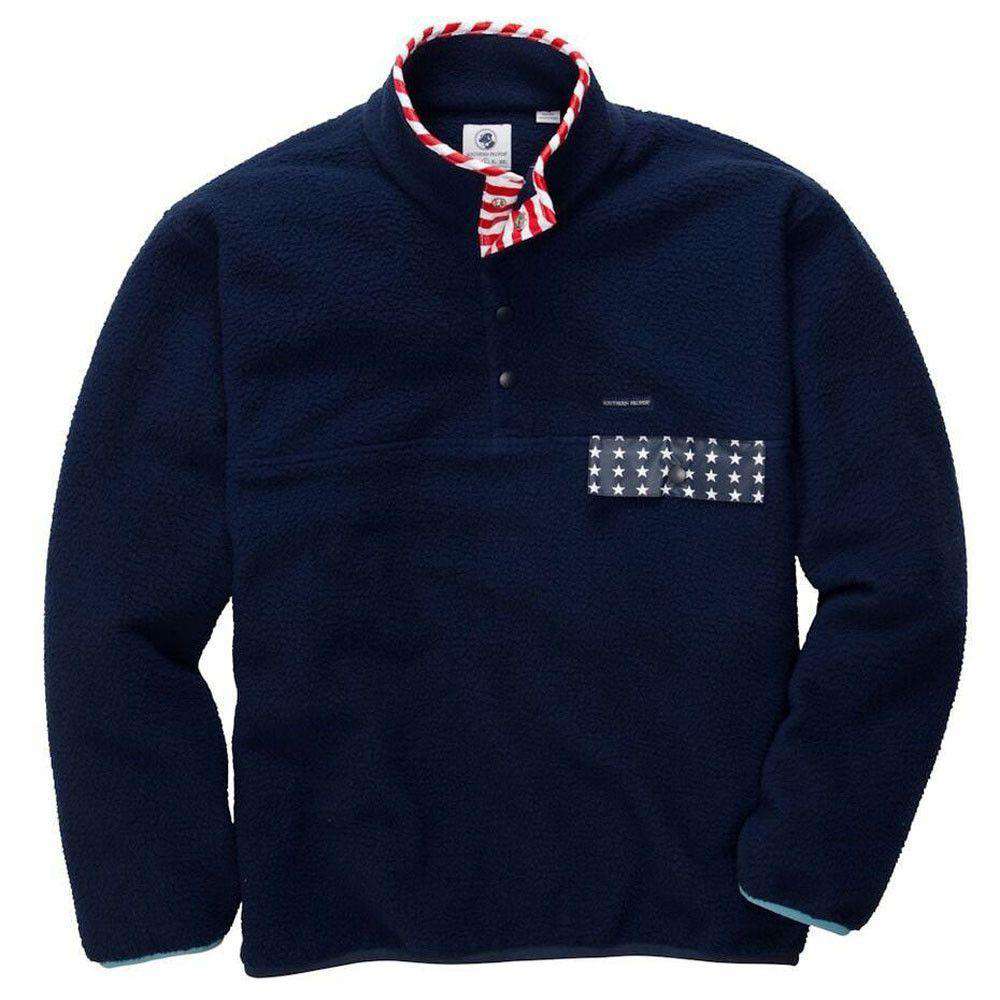 EXCLUSIVE Old Glory All Prep Pullover in Navy by Southern Proper - Country Club Prep