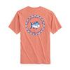 Original Skipjack Circle Heathered Short Sleeve Tee Shirt by Southern Tide - Country Club Prep