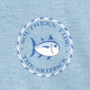 Original Skipjack Circle Heathered Short Sleeve Tee Shirt by Southern Tide - Country Club Prep