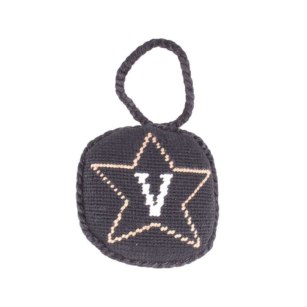Vanderbilt Needlepoint Christmas Ornament by Smathers & Branson - Country Club Prep