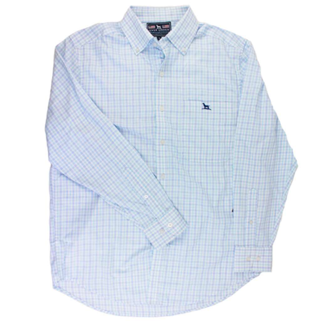 Featherweight Button Down in Cloud by Over Under Clothing - Country Club Prep