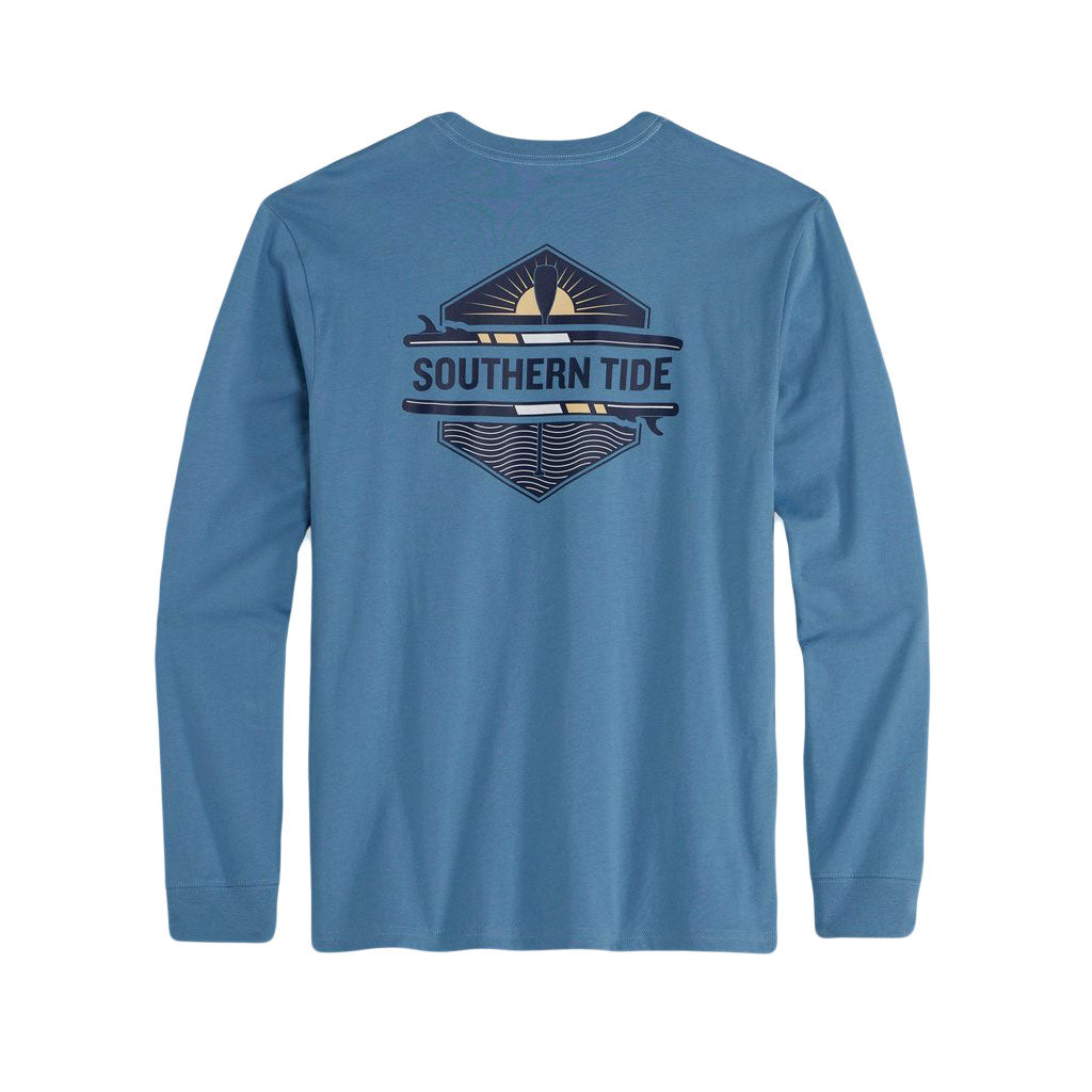 Paddle Board Sunset Long Sleeve Tee Shirt by Southern Tide - Country Club Prep