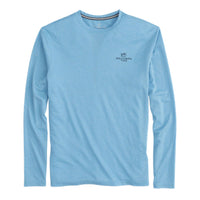 Paddleboard Stack Long Sleeve Heather Performance Tee Shirt by Southern Tide - Country Club Prep