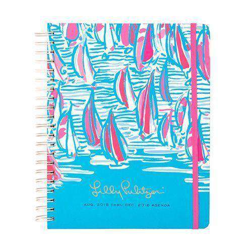 17 Month Jumbo 2016 Agenda in Red Right Turn by Lilly Pulitzer - Country Club Prep