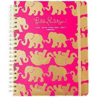 17 Month Jumbo 2017 Agenda in Tusk in Sun by Lilly Pulitzer - Country Club Prep