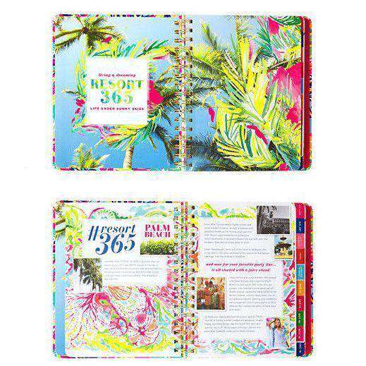17 Month Jumbo 2017 Agenda in Tusk in Sun by Lilly Pulitzer - Country Club Prep