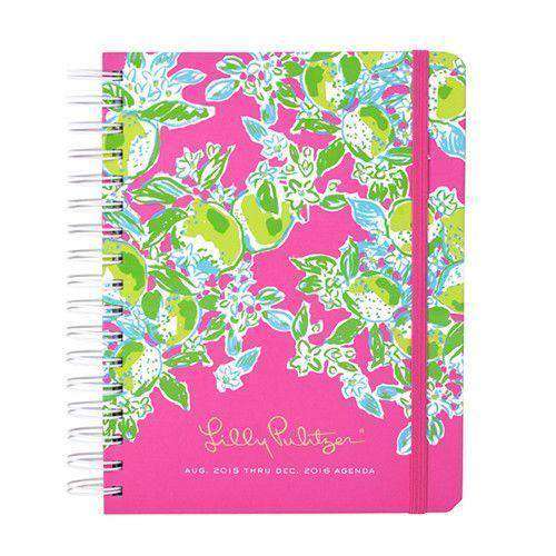 17 Month Large 2016 Agenda in Pink Lemonade by Lilly Pulitzer - Country Club Prep