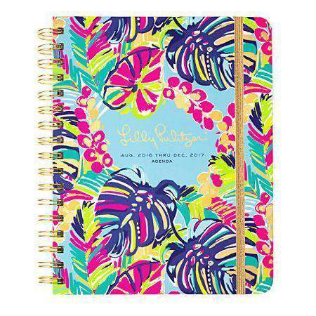 17 Month Large 2017 Agenda in Exotic Garden by Lilly Pulitzer - Country Club Prep