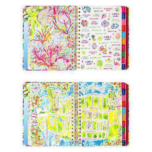 17 Month Large 2017 Agenda in Island Time by Lilly Pulitzer - Country Club Prep