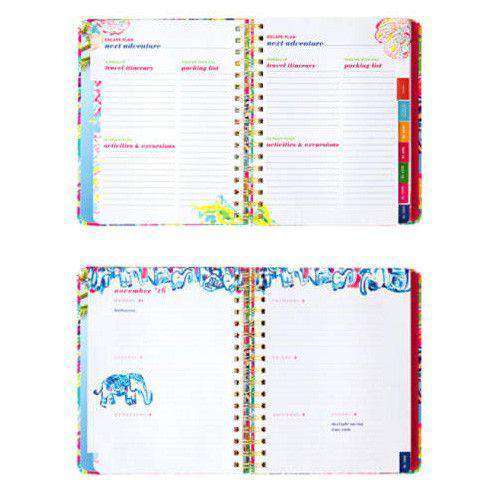 17 Month Large 2017 Agenda in Island Time by Lilly Pulitzer - Country Club Prep